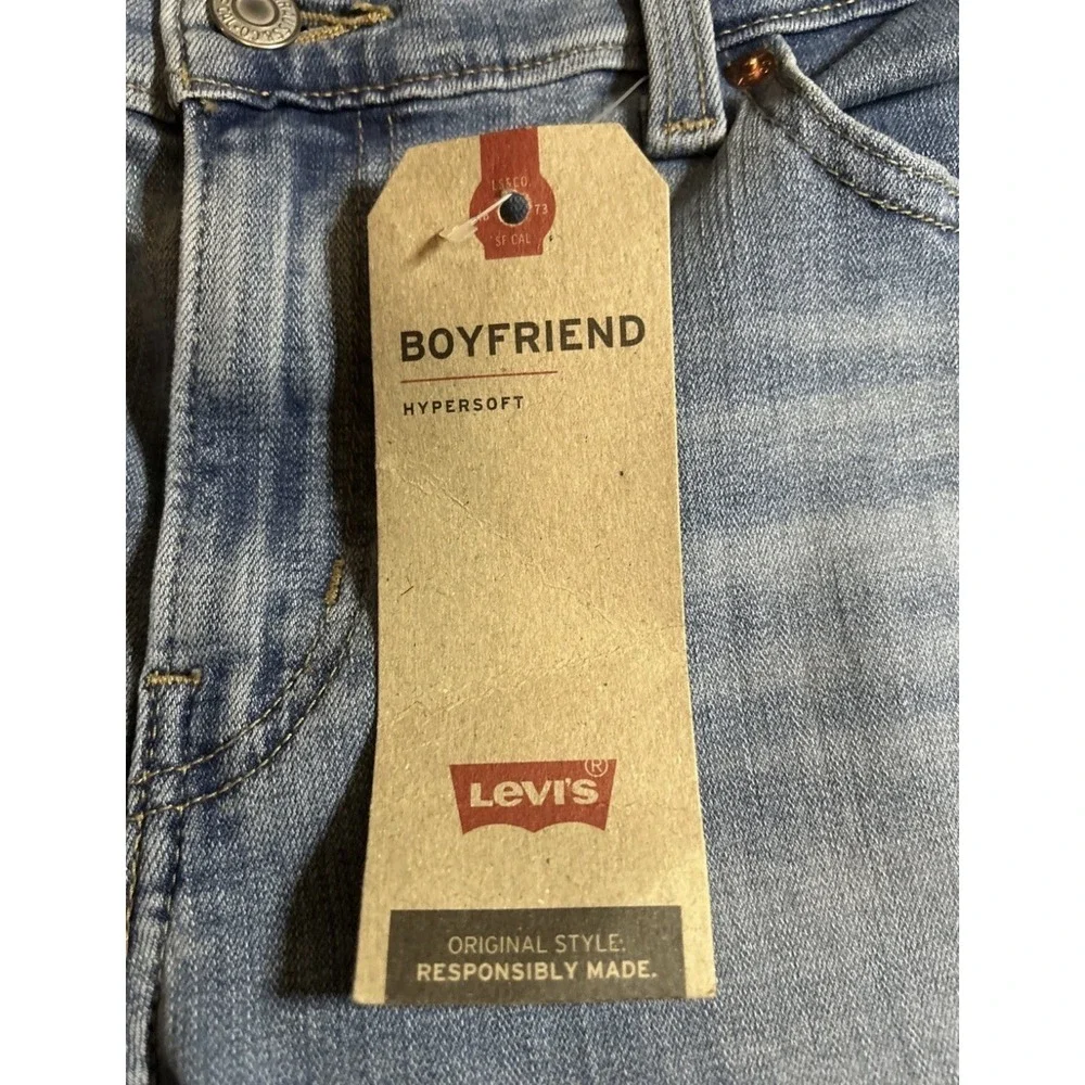 Levi's Sculpt Boyfriend Tapered Leg Mid‎ rise Jeans Size 10 W31 L28 NWT